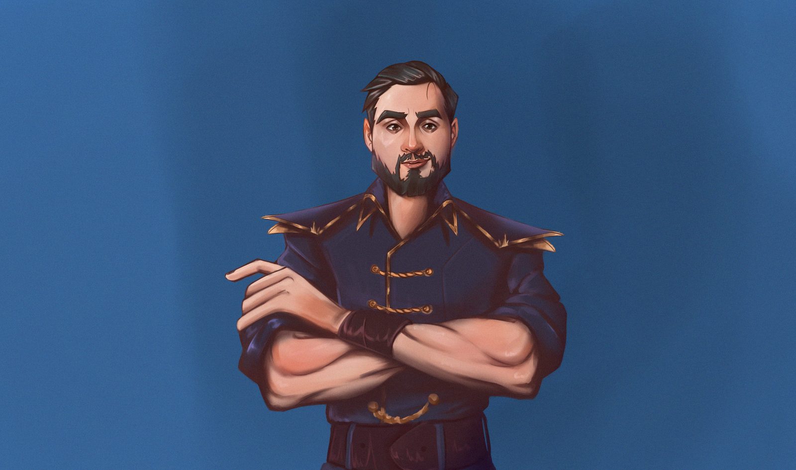 Thom'Anim — digital painting d'un personnage